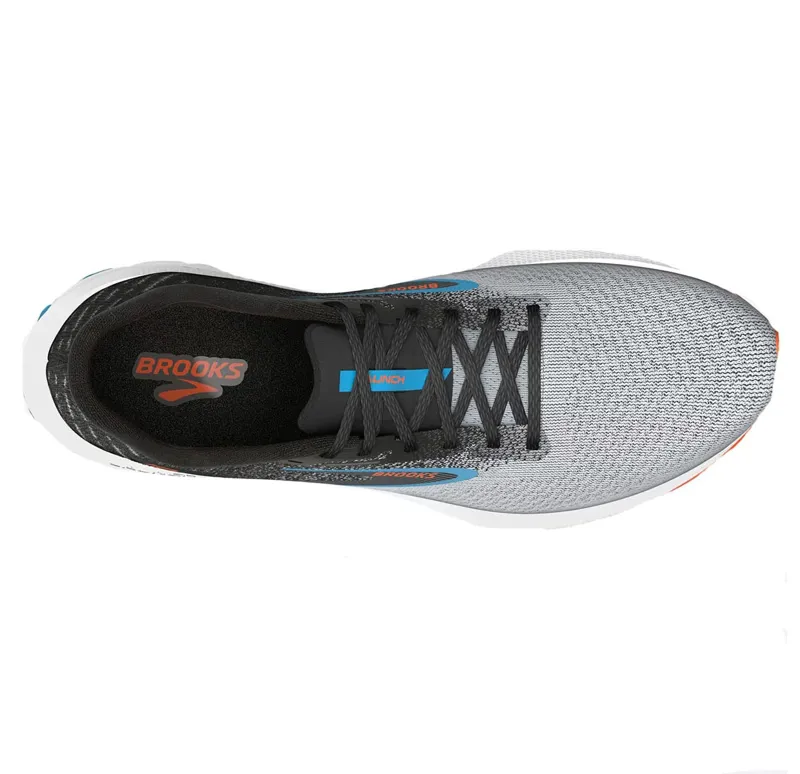 Brooks Men's Launch 10 Black/Grey/Orange-4
